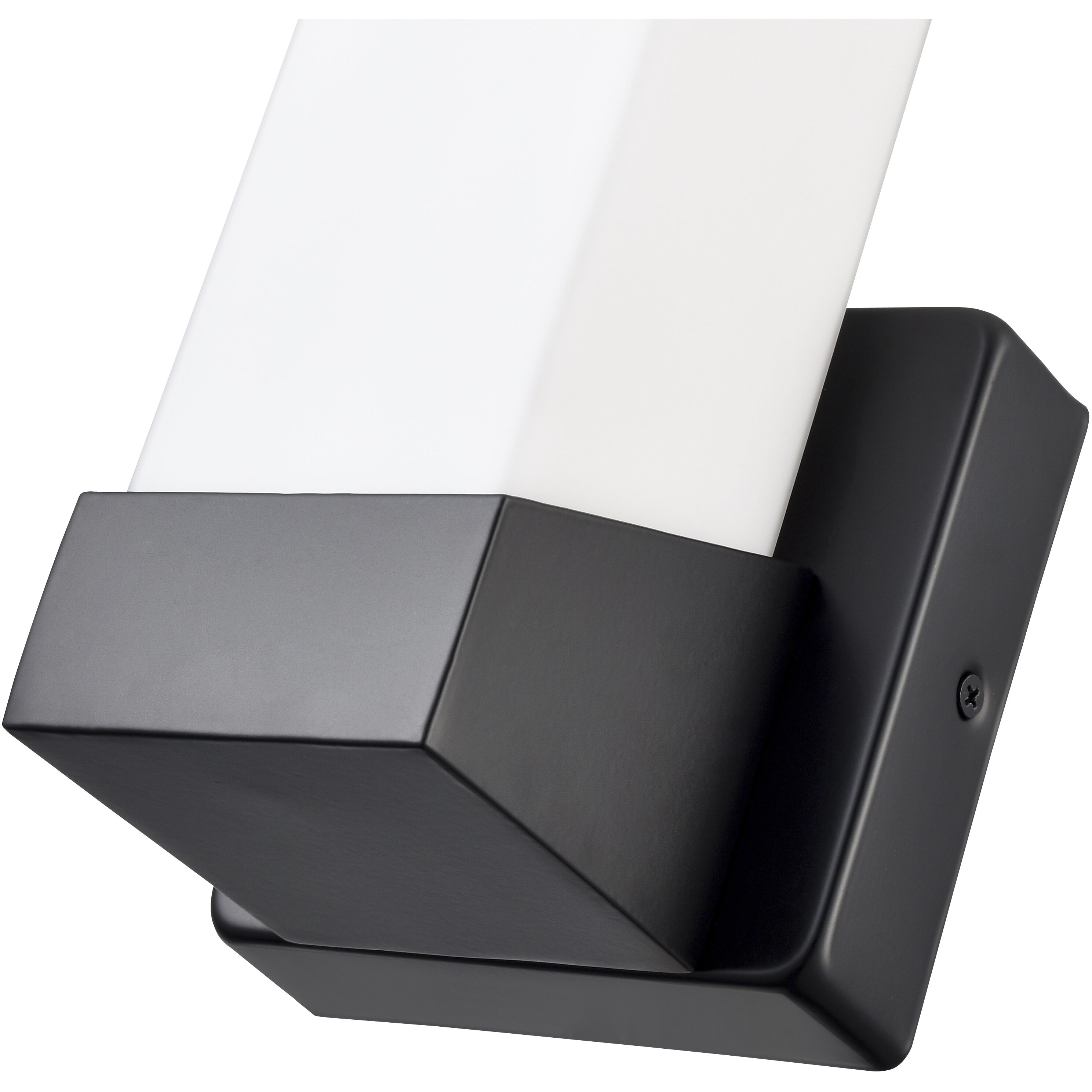 None LED 13 inch Matte Black Outdoor Wall Sconce